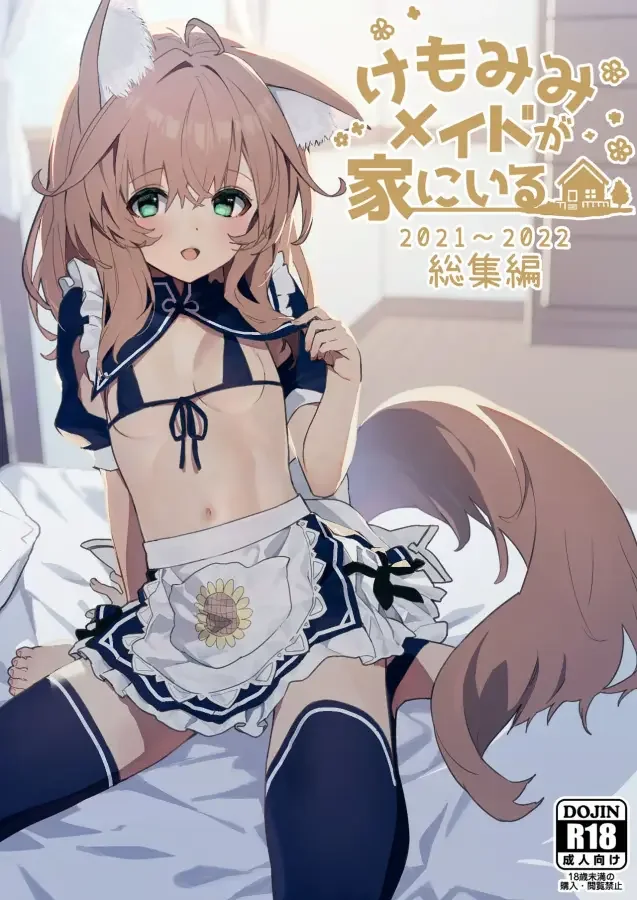 (同人誌) [ドットエイト (さわやか鮫肌)] けもみみメイドが家にいる総集編1冊目 (オリジナル) [DL版] thumbnail