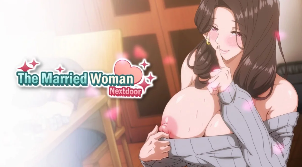 [Aibanwork] The Married Woman Nextdoor [English] [Uncensored] 近所の人妻-旦那の隣で我を忘れてる中出しSEX thumbnail