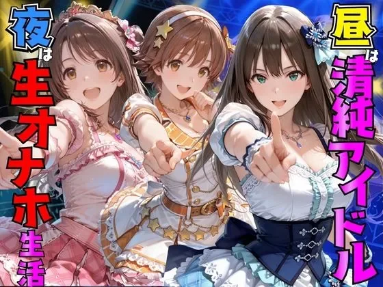 (同人CG集) [AI極楽クラブ] 昼はアイドル夜は生オナホ生活 渋●凛&島●卯月&本●未央 [AI生成] thumbnail